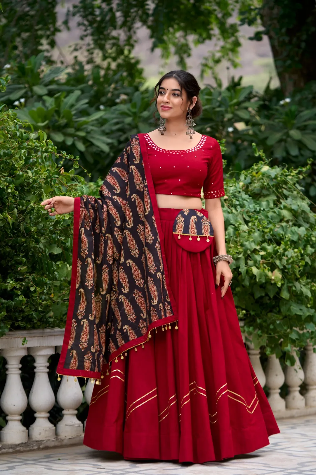 Buy Beautiful Printed Navratri lehenga choli in Surat - Reseller Bazzar